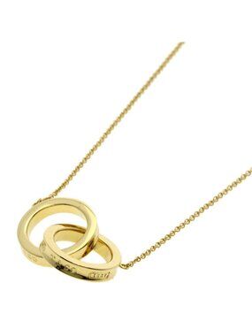 Tiffany & Co Interlocking Necklace 18k Yellow Gold